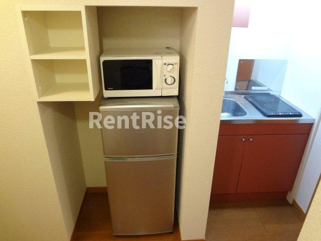 レオパレスＭＡＹＵの設備|電子レンジ、冷蔵庫