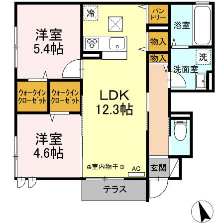 【間取り】 | クレール