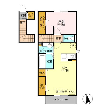 【間取り】 | エスペランサB棟