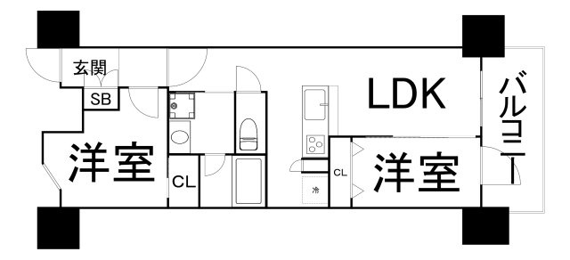 【間取り】 | アーバネックス心斎橋EAST