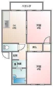クリーンハイツの間取り