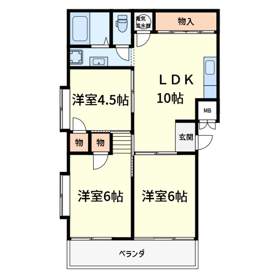 【間取り】 | アテイン高槻石津A棟