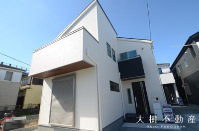 【外観】 | 海老名市河原口３丁目　新築戸建て　全５棟　【仲介手数料無料】 | 建物完成しました！！内見可能です♪