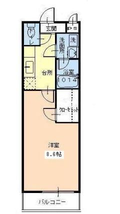 【間取り】 | フジパレス堺鳳中Ⅲ番館
