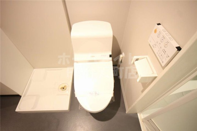 【トイレ】 | ciel港晴 | 落ち着いた色調のトイレです