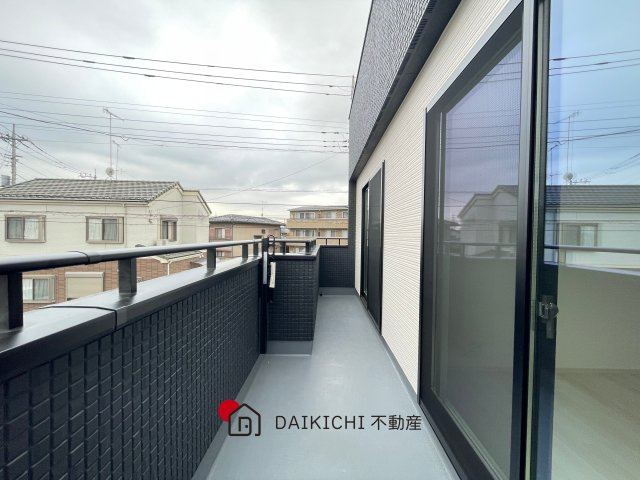 【バルコニー】 | 熊谷市箱田7丁目　いろどりアイタウン　新築戸建　01号棟