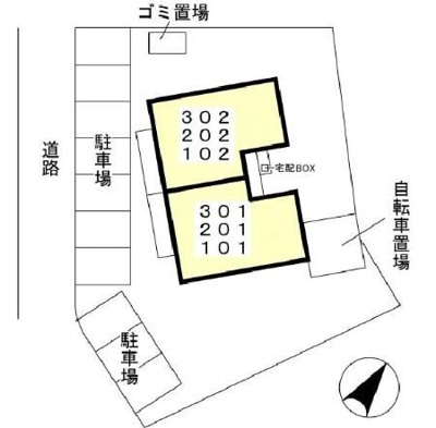 【区画図】 | メゾン一の坪