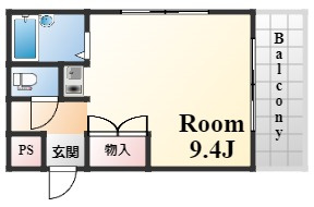 エスエスコート御影の間取り