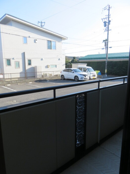 ファミーユ21 C棟のバルコニー