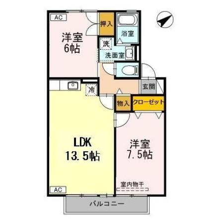 ファミーユ21 C棟の間取り