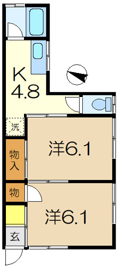 【間取り】 | ミナト荘