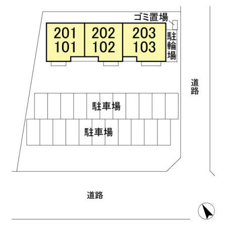 アムールの区画図