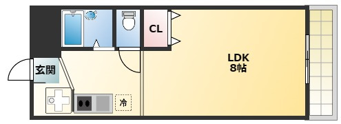 【間取り】 | アゼリア2号館