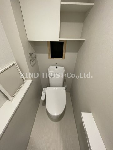 Fujiman南森町のトイレ|落ち着いたトイレです