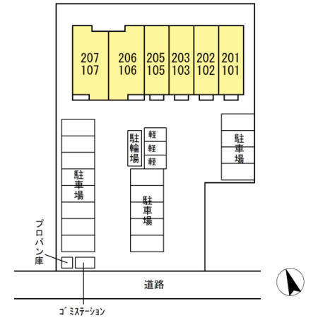 オリエンテ・グローリア　　刈谷市近郊の賃貸ならクラスホーム刈谷店の駐車場