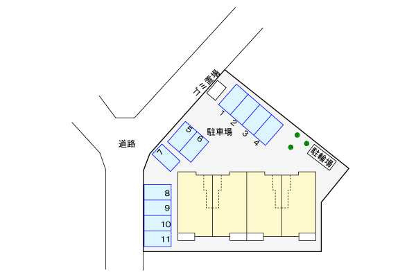 ウイングコート　　　刈谷市の賃貸ならクラスホーム刈谷店の区画図