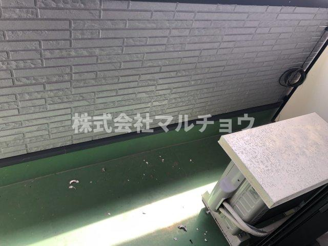 ミラノハイツのバルコニー|外からの目が気にならないバルコニーで洗濯物が干せます