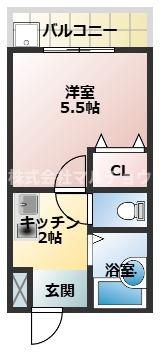 ミラノハイツの間取り