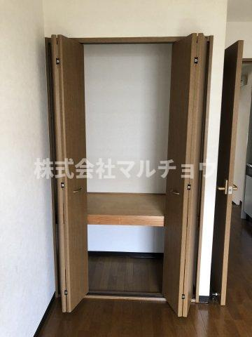 ミラノハイツの収納|専用の収納スペースです