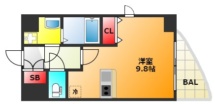 アーデンタワー西本町の間取り