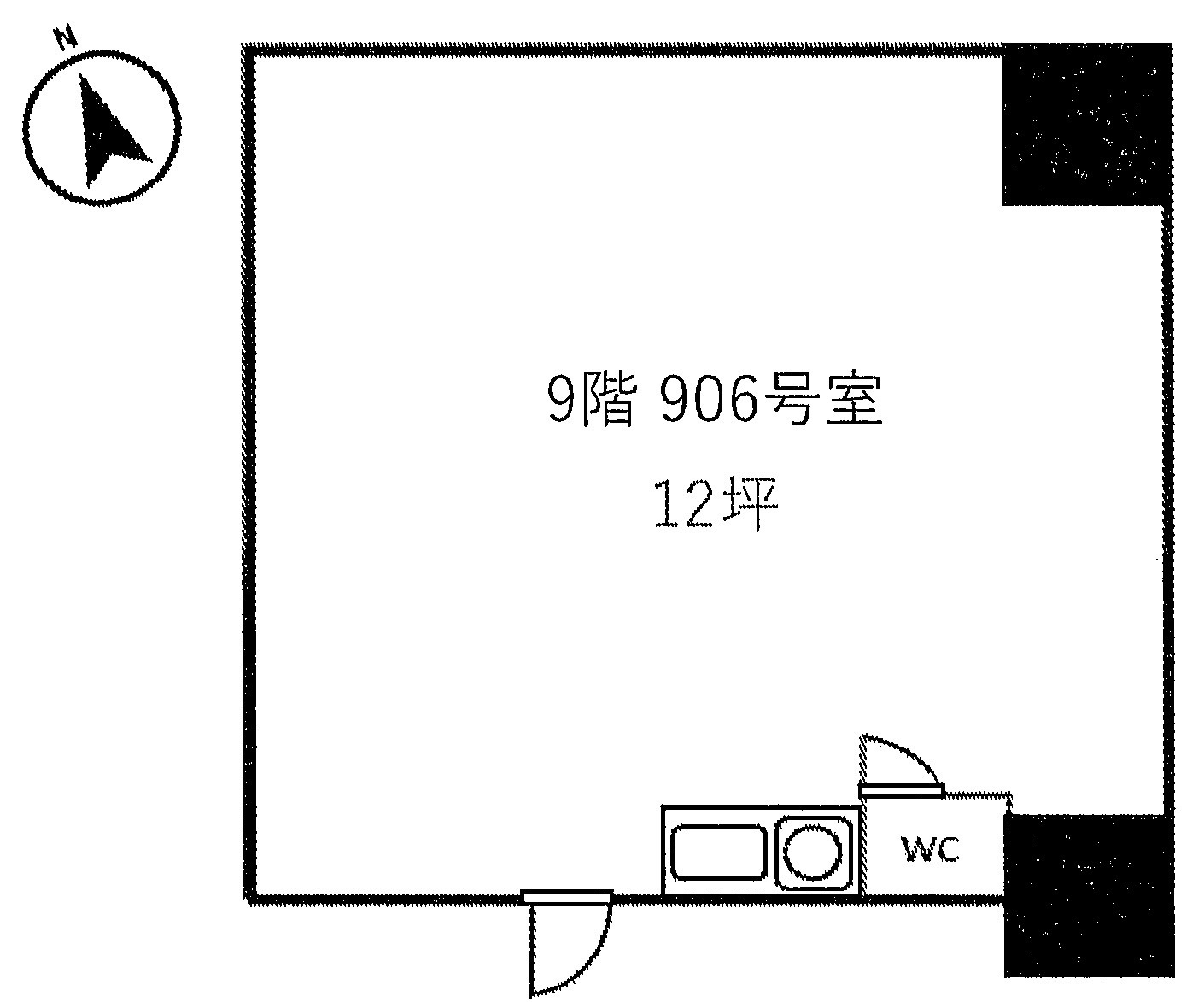 築地スクエアビルの間取り
