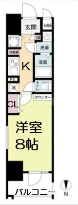 【間取り】 | La Douceur玉造
