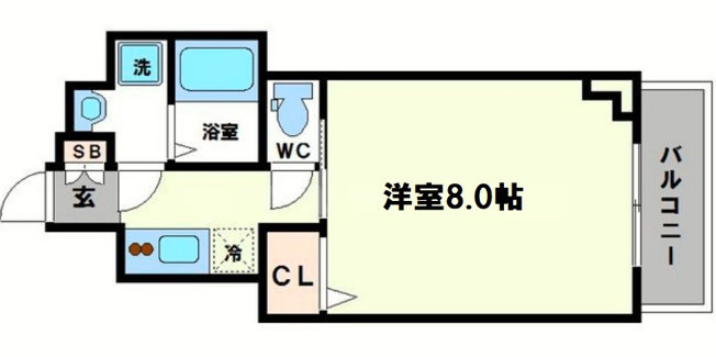 【間取り】 | S-RESIDENCE谷町五丁目