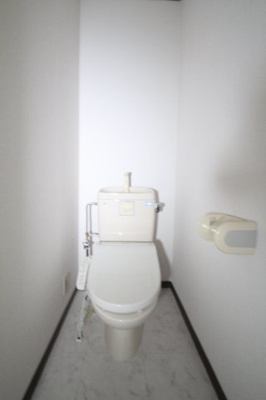 【トイレ】 | 塚原マンションB | 温水洗浄便座