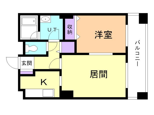サンヴェール中央の間取り