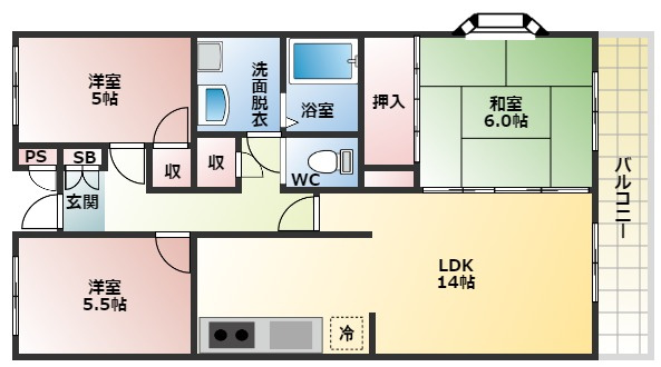 【間取り】 | ビューテラスミウラ