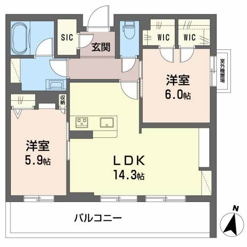 【間取り】 | シャーメゾン　ヴァンヴェール