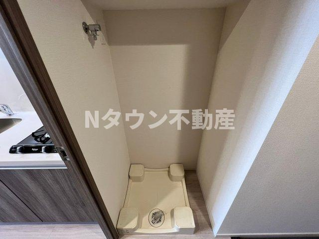【設備】 | プレサンス今池駅前フェルディノ | 洗濯機置き場です