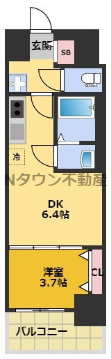 【間取り】 | プレサンス今池駅前フェルディノ | 間取りです。