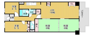 【間取り】 | 朝日プラザ千里北A棟
