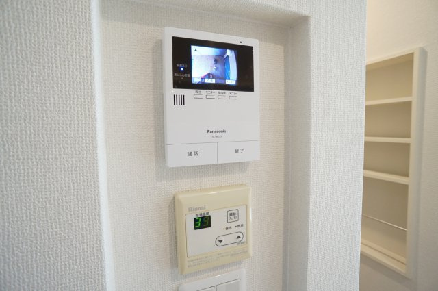 メゾン・サウスロックのセキュリティ|モニター付きインターホンで来訪者も楽々確認！