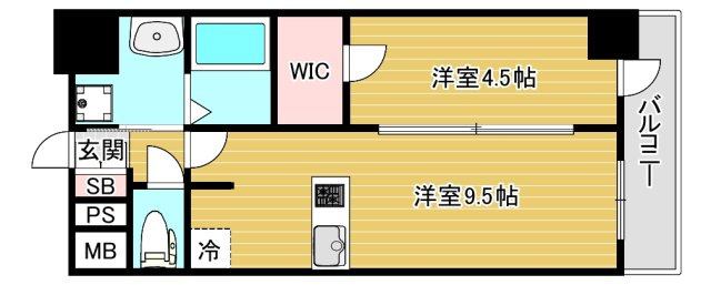 プレサンス DOMECITY コレーレの間取り