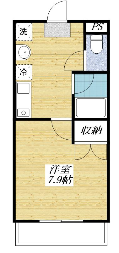 コーポラスジュンⅢの間取り
