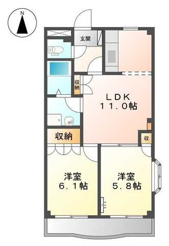 マンションソレイユ　　　刈谷市近郊の賃貸はクラスホーム　　　の間取り