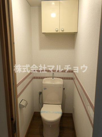 Hills HayaⅡのトイレ|ゆったりとした空間のトイレです