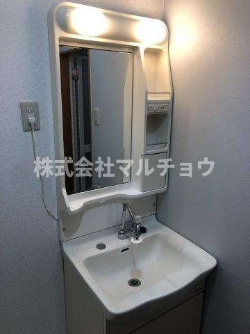 Hills HayaⅡの独立洗面台|独立洗面化粧台が付いています