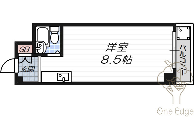 レナジア寺方の間取り
