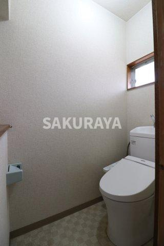 大岩町貸家SUのトイレ|B棟。現況と異なる場合があります。