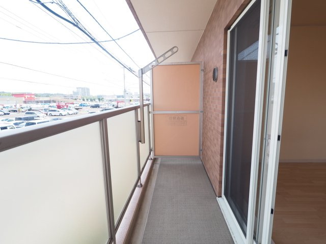 バルコニーもゆったりとしています