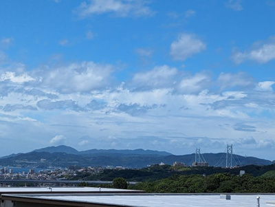 【展望】 | 名谷二団地10号棟 | 明石海峡大橋が望めます！