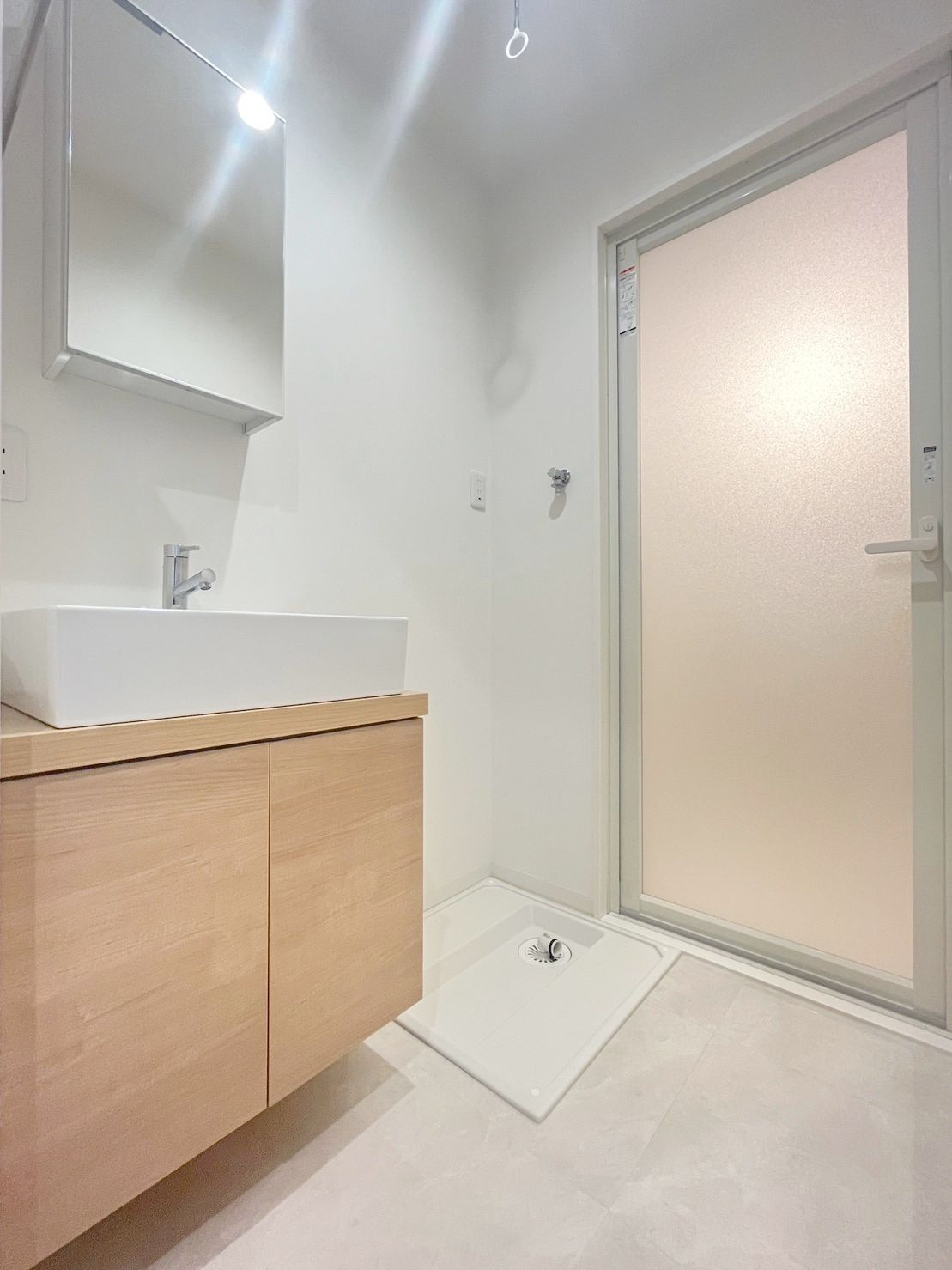 「防音マンション」Konomi Oyamaの洗面所|※同シリーズのモデルルームの写真となります。