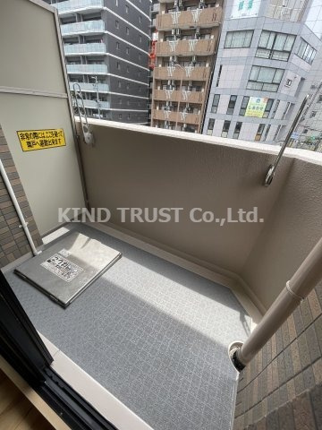 ラナップスクエア天満プライムのバルコニー|陽当たり良好なバルコニーです