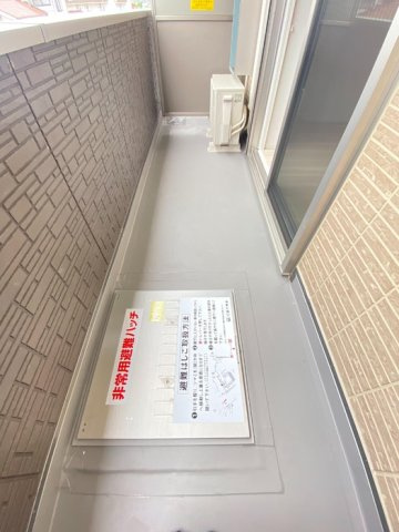 ハイアークＦのバルコニー