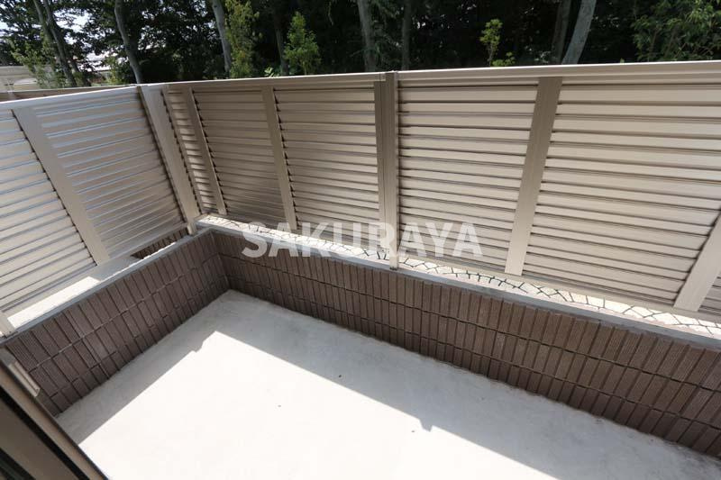 オートソーレのバルコニー|現況と異なる場合がございます。