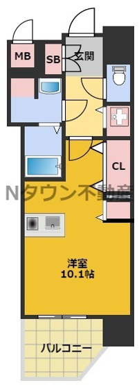 【間取り】 | プレサンス錦エボリューション | 間取りです