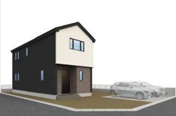 高崎市新町41期（全5棟）1号棟の外観パース|1号棟